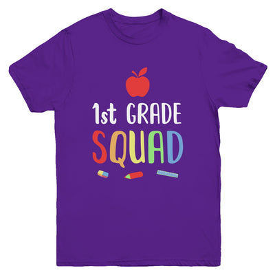 1st Grade Squad Back To School Teacher First Grade Youth Youth Shirt | Teecentury.com