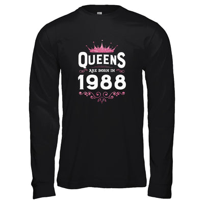 Queens Are Born In 1988 Birthday Gift T-Shirt & Tank Top | Teecentury.com