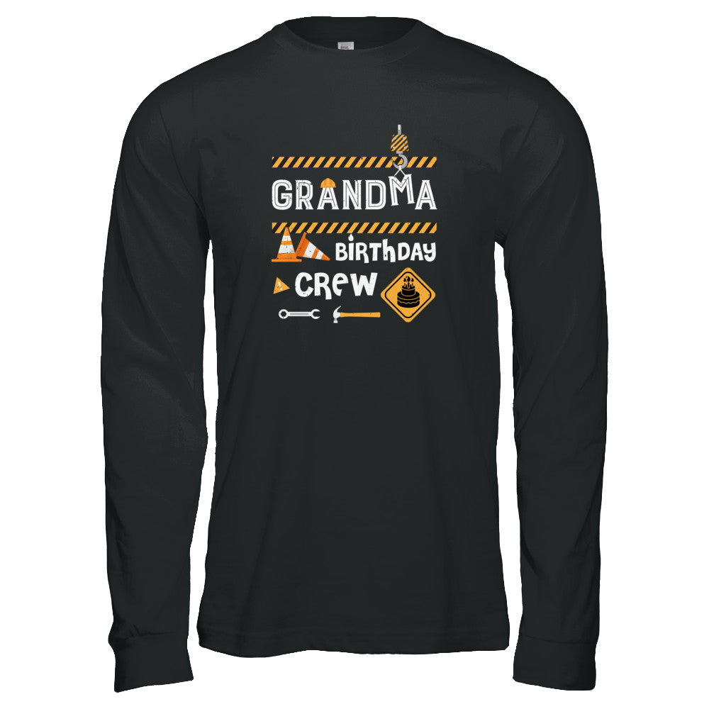 Grandma Birthday Crew Construction Birthday Party T-Shirt & Tank Top | Teecentury.com
