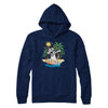 Summer Vacation Dabbing Husky Surfing Surfboard Gift T-Shirt & Hoodie | Teecentury.com