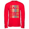 Vintage Retro April 1968 Birth Of Legends 54th Birthday T-Shirt & Hoodie | Teecentury.com