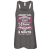 January Girl Hated By Many Loved By Plenty Heart On Her Sleeve T-Shirt & Tank Top | Teecentury.com