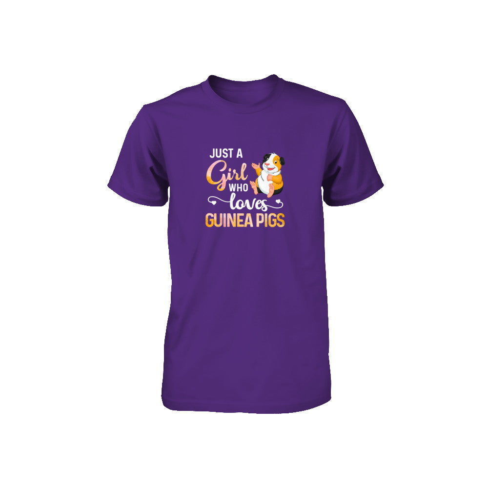 Just A Woman Who Loves Guinea Pigs Youth Youth Shirt | Teecentury.com