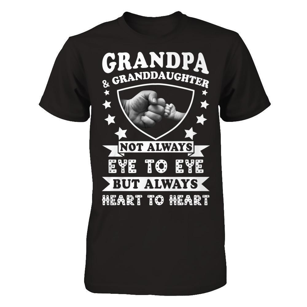 Grandpa And Granddaughter Not Always Eye To Eye T-Shirt & Hoodie | Teecentury.com