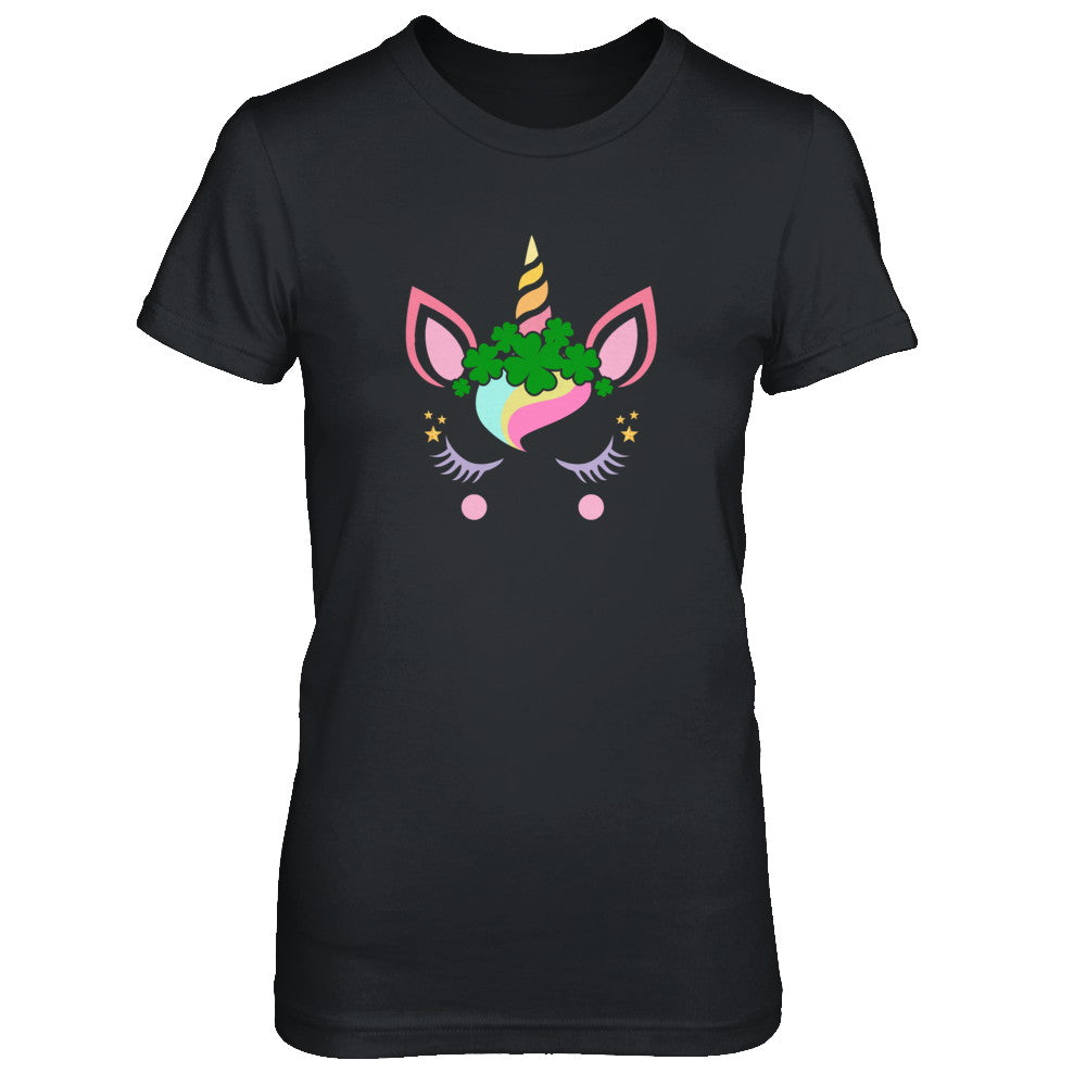 St Patrick's Day Leprechaun Unicorn Face T-Shirt & Tank Top | Teecentury.com