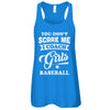 You Don't Scare Me I Coach Girls Baseball T-Shirt & Tank Top | Teecentury.com