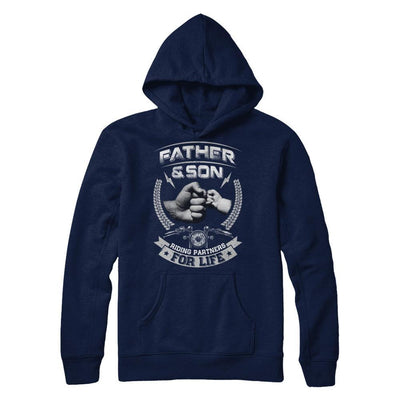 Motocross Father And Son Riding Partners For Life T-Shirt & Hoodie | Teecentury.com