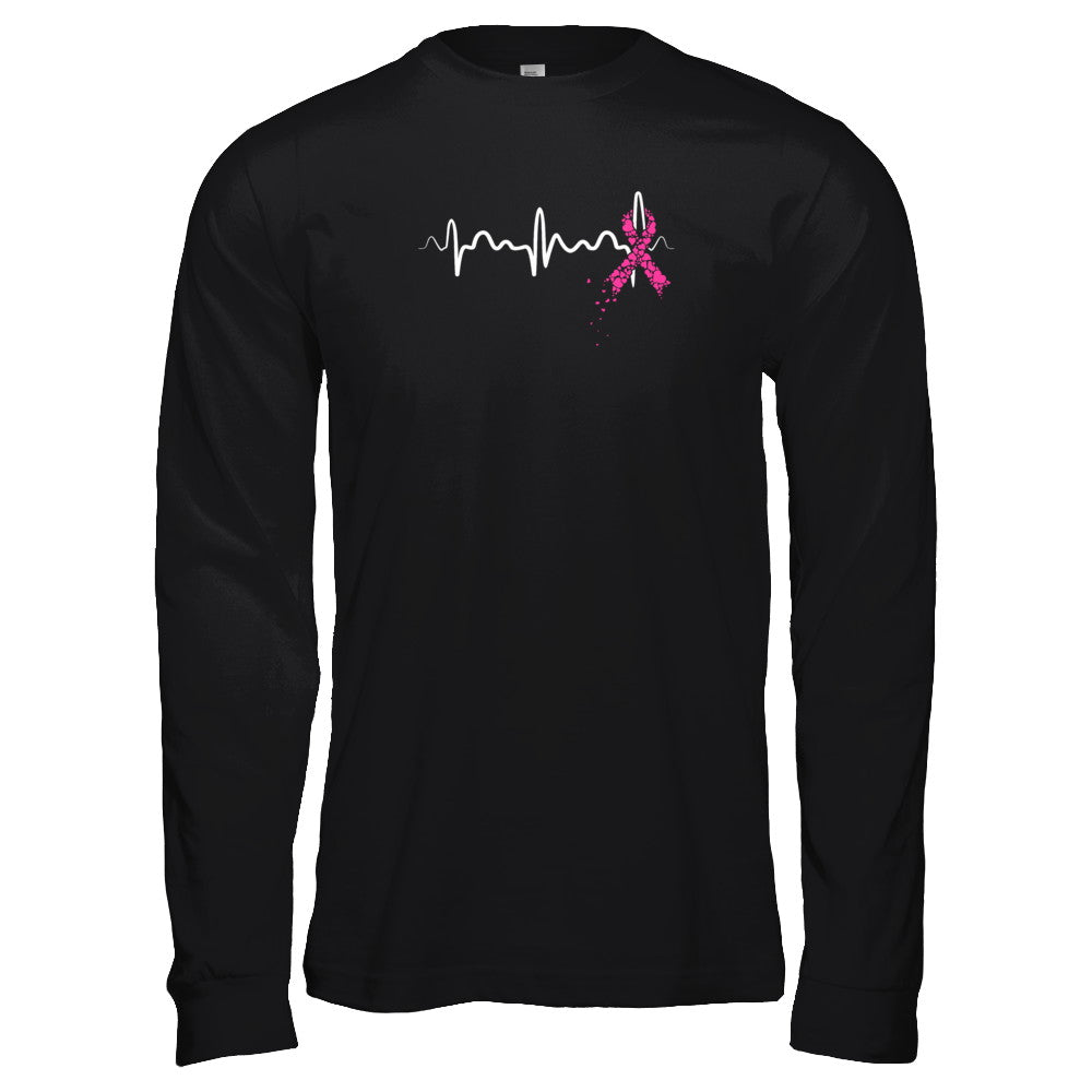 Breast Cancer Heartbeat Awareness T-Shirt & Tank Top | Teecentury.com