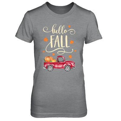 Vintage Hello Fall Pickup Pumpkin Patch Leaves T-Shirt & Hoodie | Teecentury.com