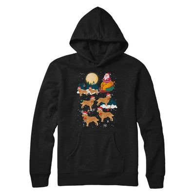 Dog Reindeer Golden Retriever Christmas Gift T-Shirt & Sweatshirt | Teecentury.com
