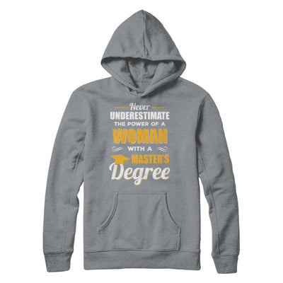 Funny Woman With A Masters Degree Graduation Gift T-Shirt & Hoodie | Teecentury.com