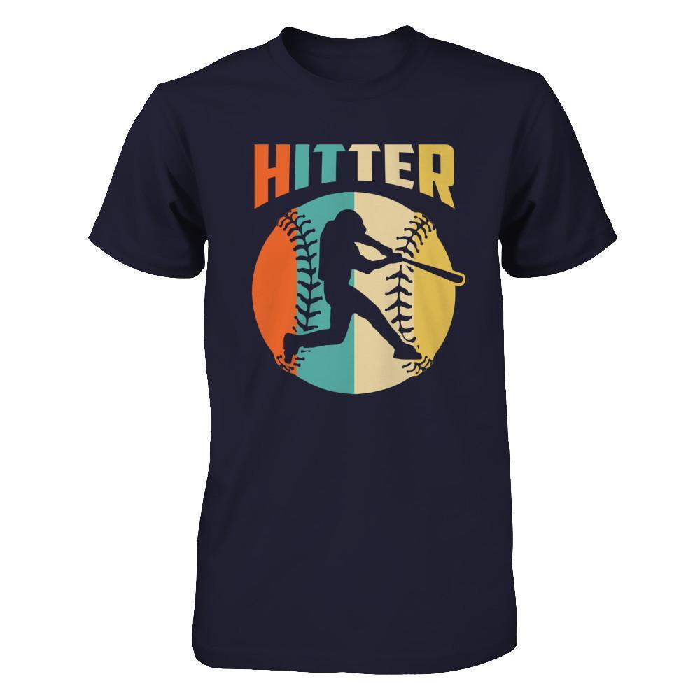 Classic Vintage Retro Style Hitter Baseball T-Shirt & Hoodie | Teecentury.com