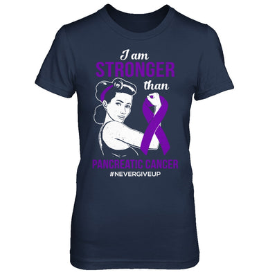 I Am Stronger Than Pancreatic Cancer Awareness Support T-Shirt & Hoodie | Teecentury.com