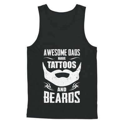 Awesome Dads Have Tattoos And Beards T-Shirt & Hoodie | Teecentury.com