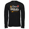 Cheers Witches Happy Hallowine Witch Halloween T-Shirt & Hoodie | Teecentury.com