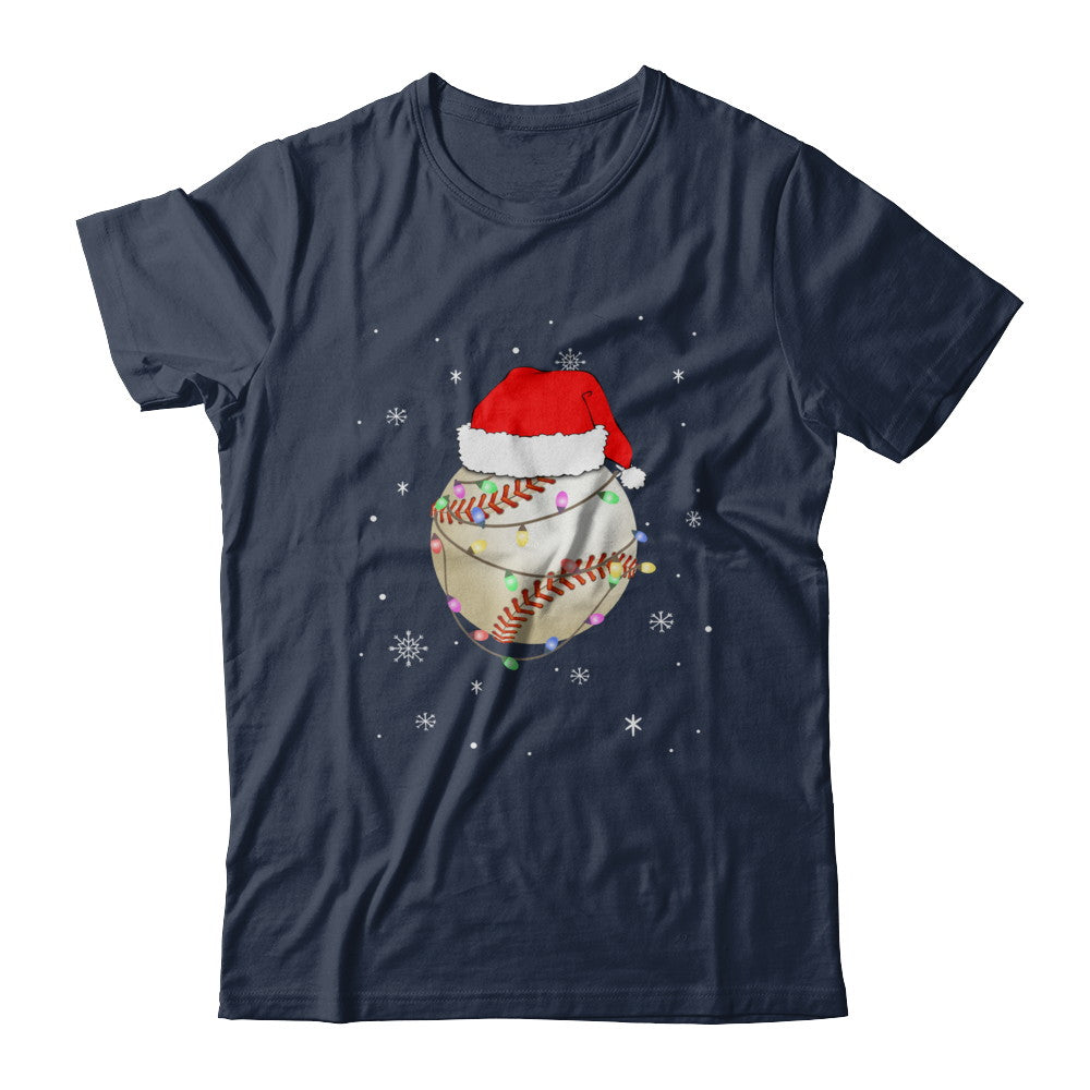 Santa Hat Baseball Christmas Gifts T-Shirt & Sweatshirt | Teecentury.com