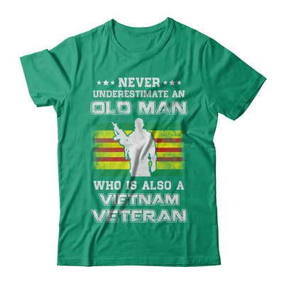 Never Underestimate An Old Man Vietnam Veteran T-Shirt & Hoodie | Teecentury.com