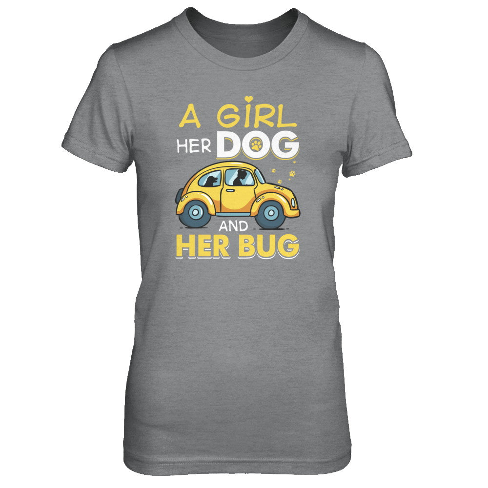 A Girl Her Dog And Her Bug T-Shirt & Tank Top | Teecentury.com