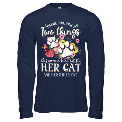 This Woman Can't Resist Her Cat And Her Other Cat T-Shirt & Hoodie | Teecentury.com