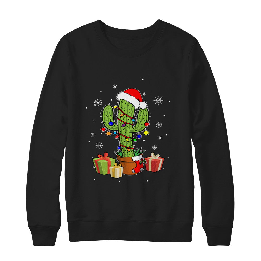 Merry Christmas Succulent Plants Christmas Cactus T-Shirt & Sweatshirt | Teecentury.com