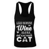 A Woman Cannot Survive On Wine Alone Need Dog T-Shirt & Tank Top | Teecentury.com