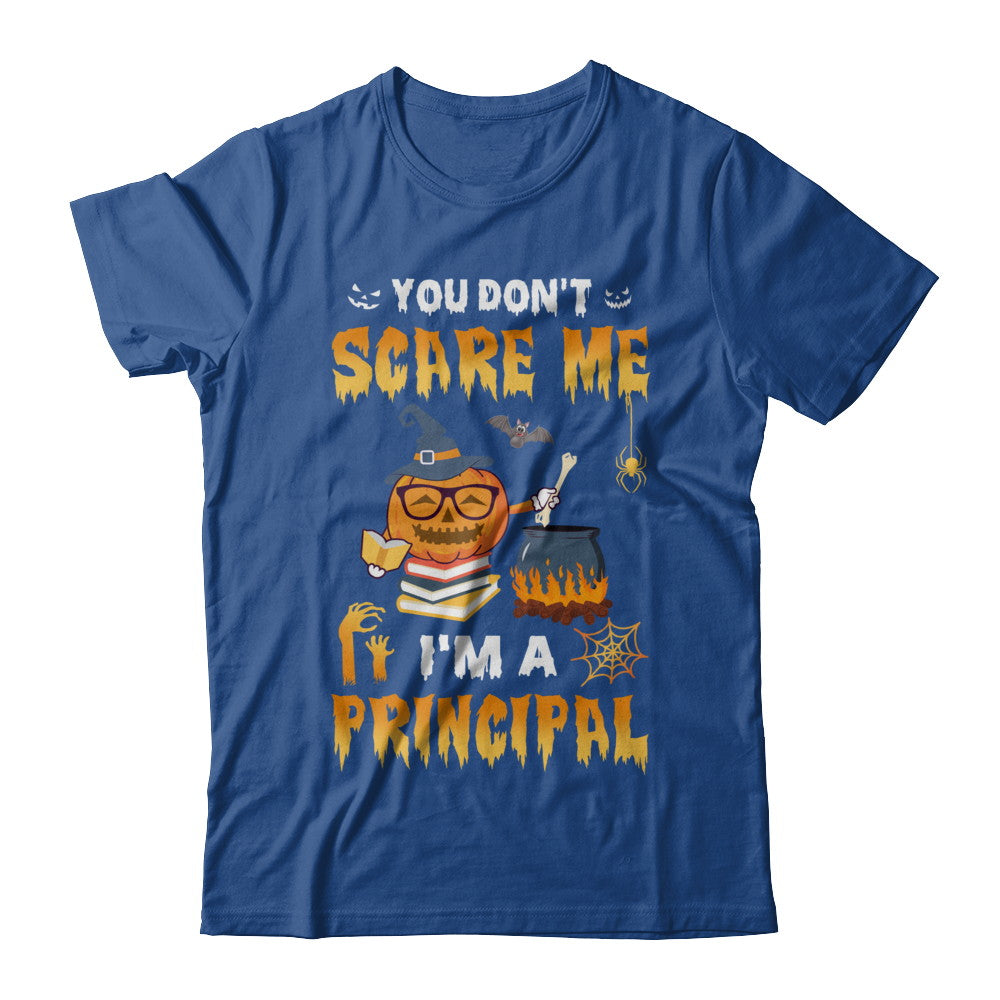 You Don't Scare Me I'm A Principal Halloween Costume T-Shirt & Hoodie | Teecentury.com