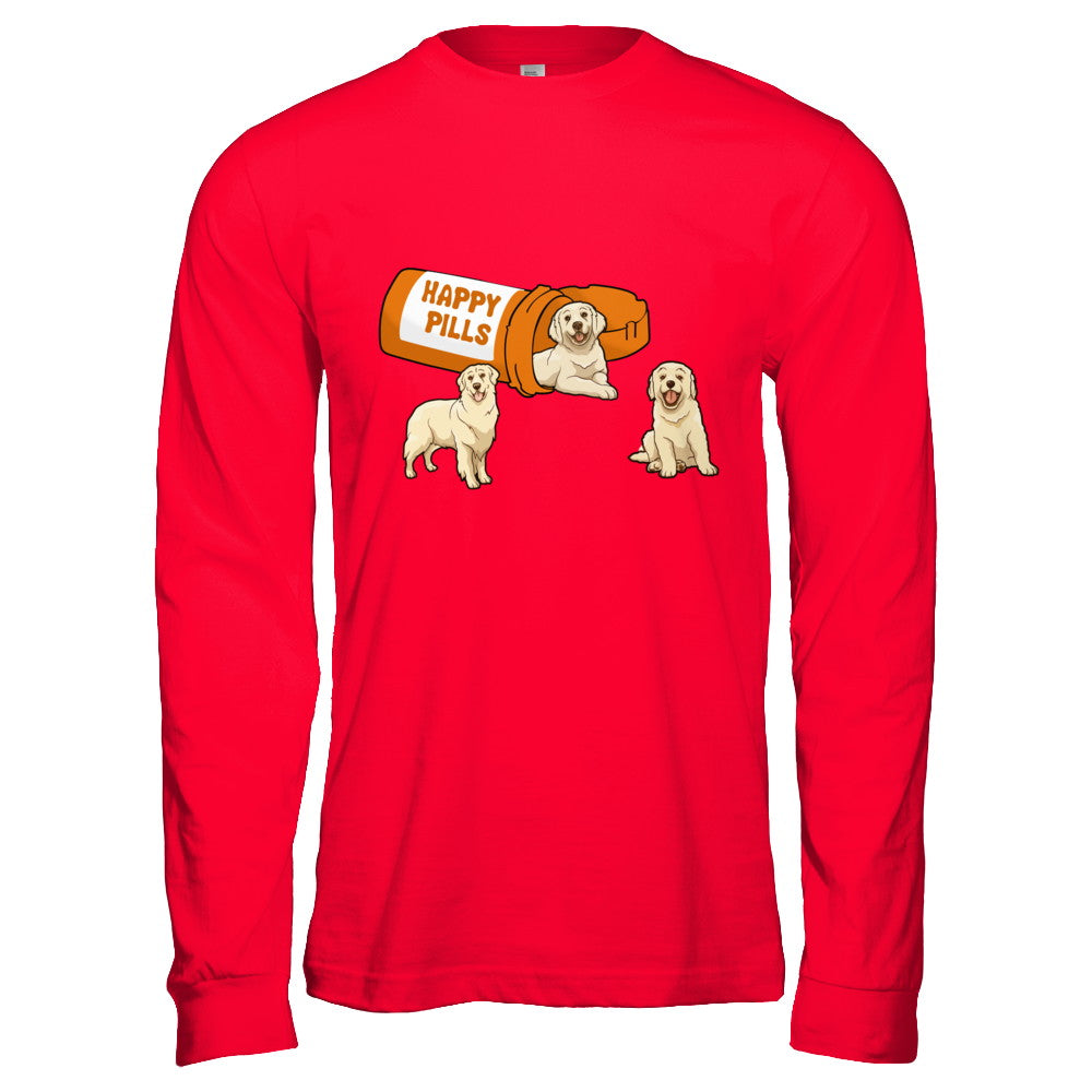Retrievers Labrador Golden Happy Pills T-Shirt & Hoodie | Teecentury.com