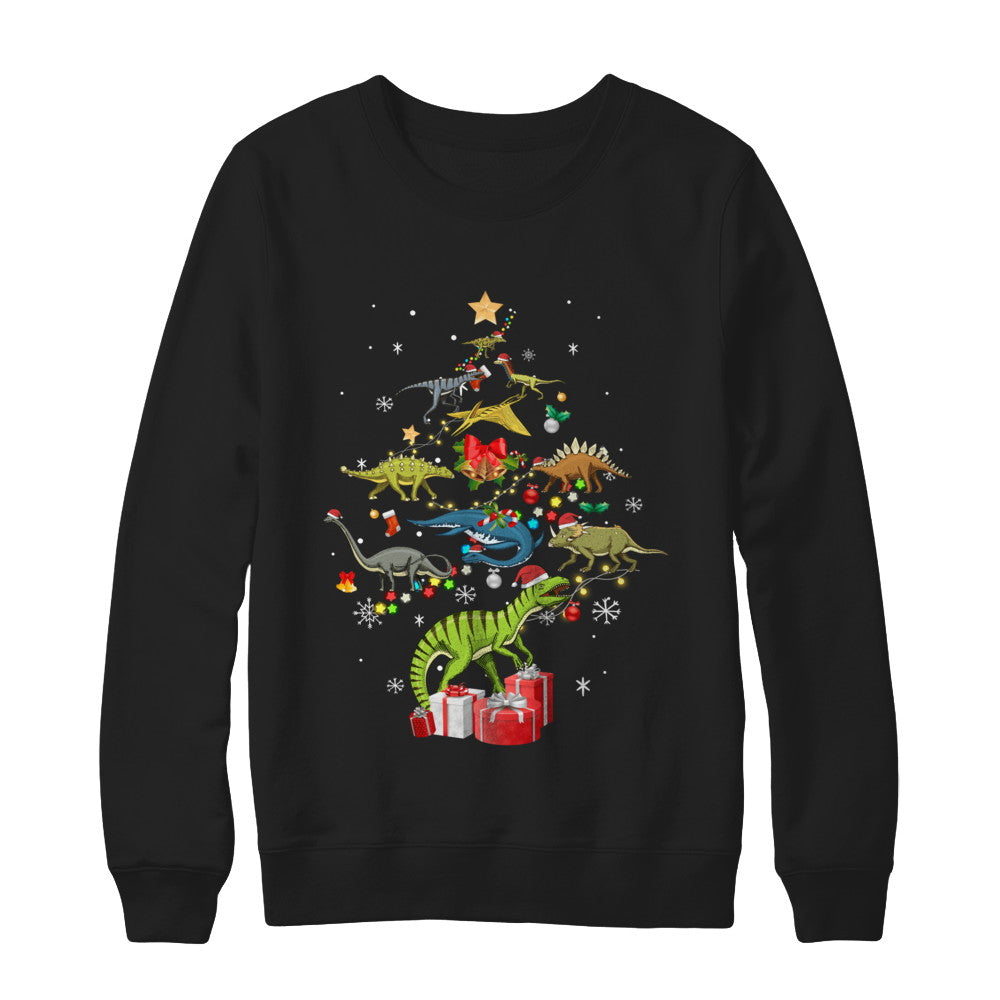 Tree Rex Funny Dinosaur Christmas Tree Kids Gift T-Shirt & Sweatshirt | Teecentury.com