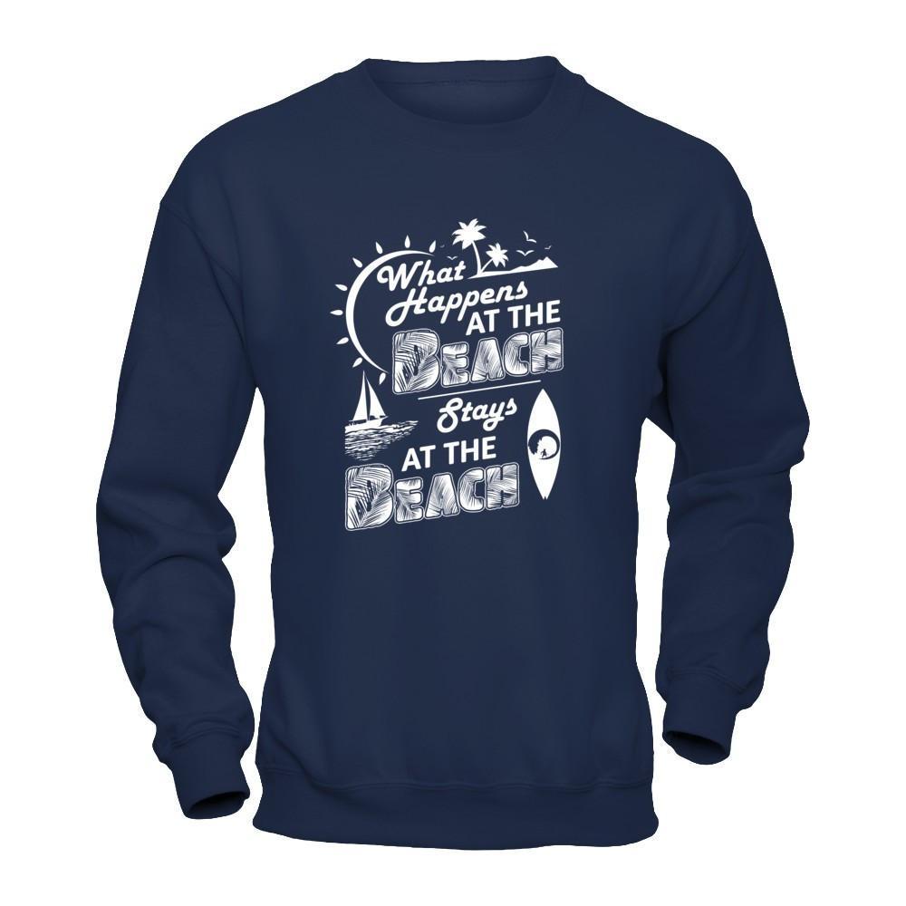 What Happens At The Beach Stays At The Beach T-Shirt & Tank Top | Teecentury.com