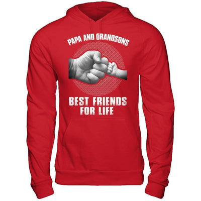 Papa And Grandsons Best Friends For Life T-Shirt & Hoodie | Teecentury.com