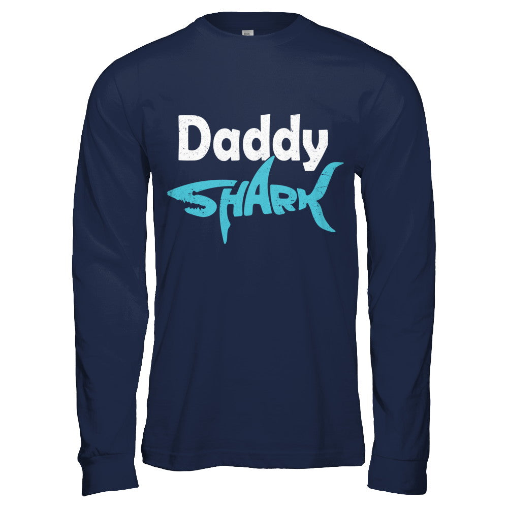 Daddy Shark Dad Family Fathers Day Gifts Idea T-Shirt & Hoodie | Teecentury.com