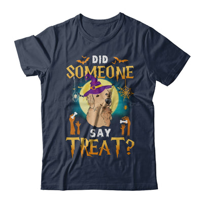 Did Someone Say Treat Golden Retriever Halloween Costume T-Shirt & Hoodie | Teecentury.com