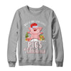 Just A Girl Who Loves Pigs And Christmas T-Shirt & Sweatshirt | Teecentury.com