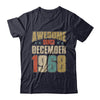 Vintage Retro Awesome Since December 1968 54th Birthday T-Shirt & Hoodie | Teecentury.com