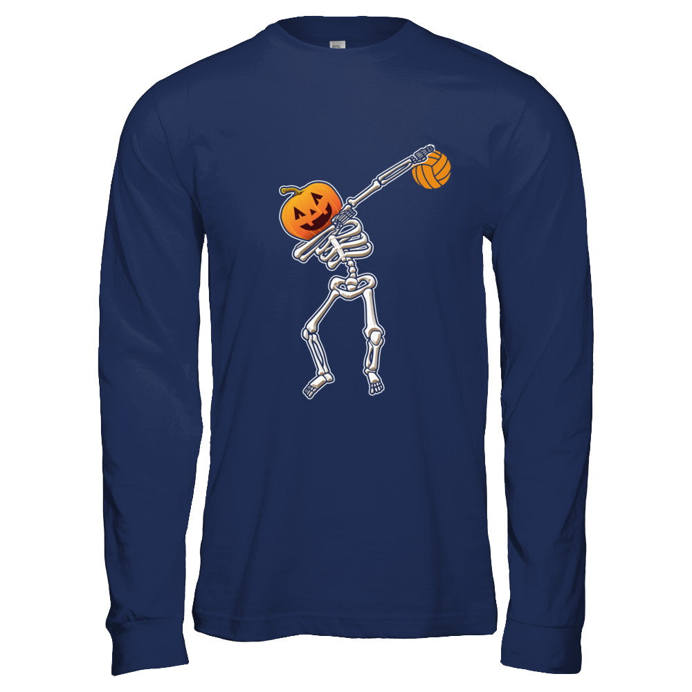 Halloween Dabbing Skeleton Volleyball T-Shirt & Hoodie | Teecentury.com