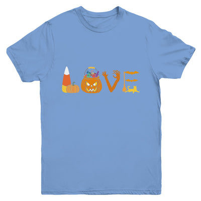 I Love Candy Funny Candy Corn Halloween Gift Youth Youth Shirt | Teecentury.com