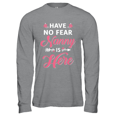 Have No Fear Nanny Is Here Mother's Day Gift T-Shirt & Hoodie | Teecentury.com