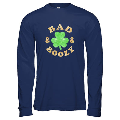 Bad And Boozy Funny St Patrick's Day T-Shirt & Tank Top | Teecentury.com