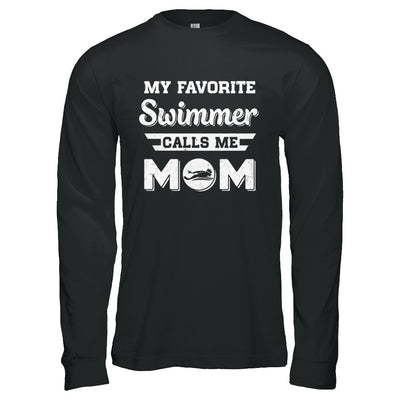 Swimming My Favorite Swimmer Call Me Mom Mothers Day T-Shirt & Hoodie | Teecentury.com