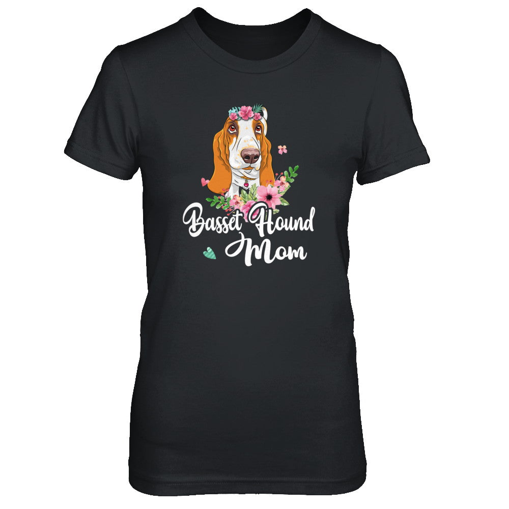 Basset Hound Mom Funny Dog Mom Gift Idea T-Shirt & Tank Top | Teecentury.com