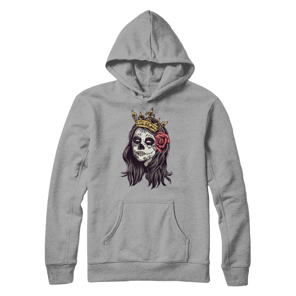 Halloween Queen Tattoos Costume Skeleton T-Shirt & Hoodie | Teecentury.com