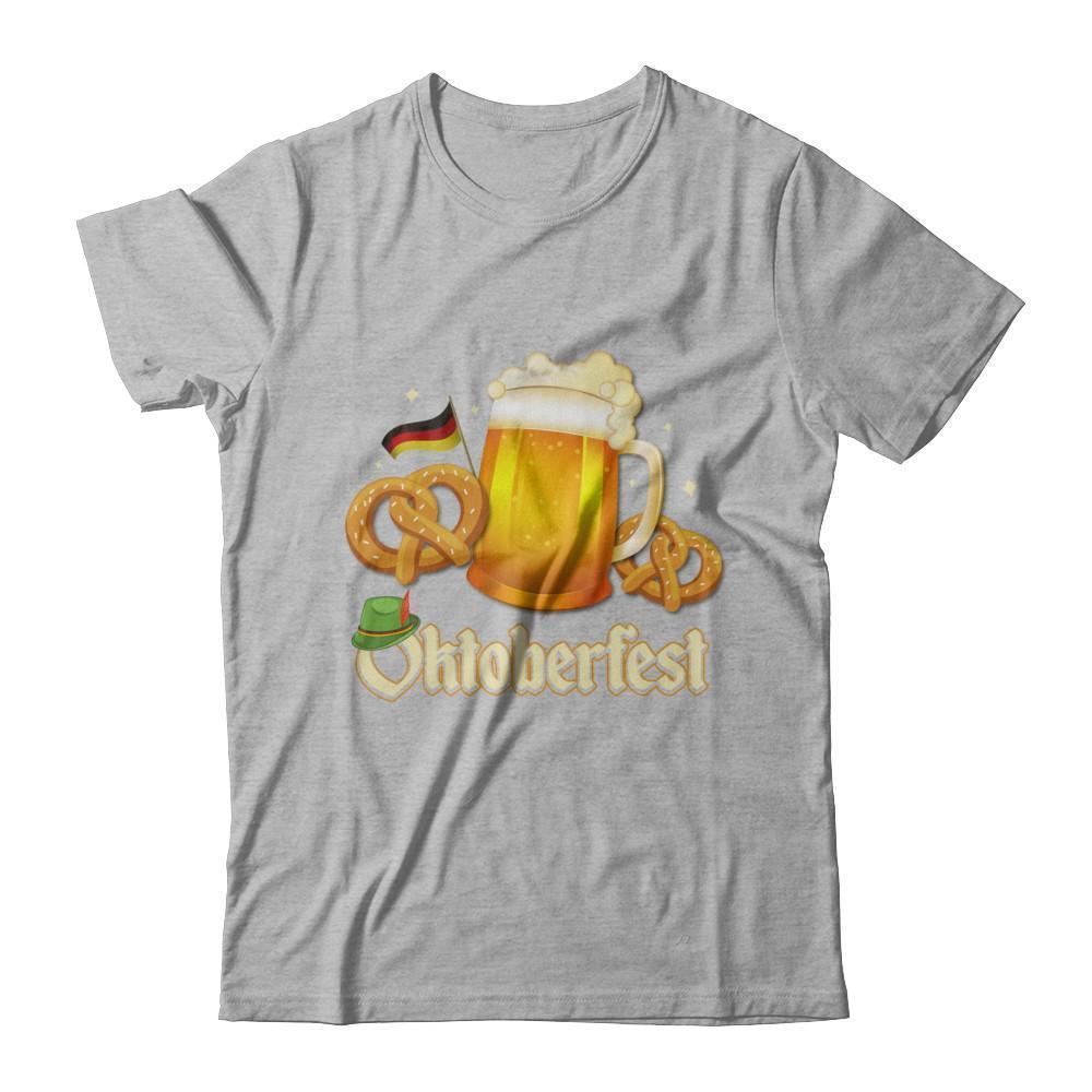 Oktoberfest Beer Pretzel Lederhosen Germany T-Shirt & Hoodie | Teecentury.com