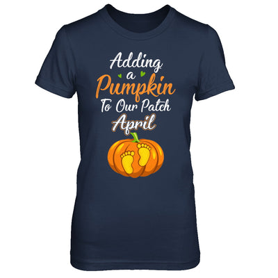 Halloween Pumpkin Pregnancy Mom Due Date In April 2022 T-Shirt & Hoodie | Teecentury.com