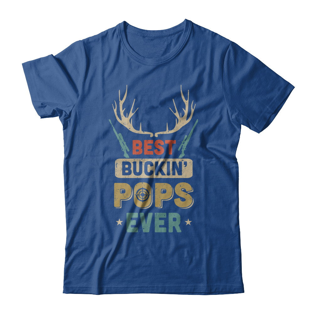 Vintage Best Buckin' Pops Ever Deer Hunting T-Shirt & Hoodie | Teecentury.com