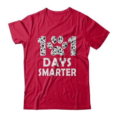 101 Days Smarter Teacher Dogs Days Of School Student T-Shirt & Hoodie | Teecentury.com