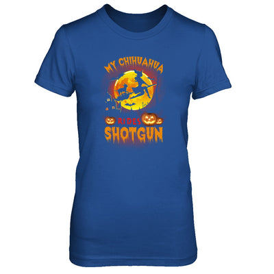 My Chihuahua Rides Shotgun Halloween Dog T-Shirt & Tank Top | Teecentury.com