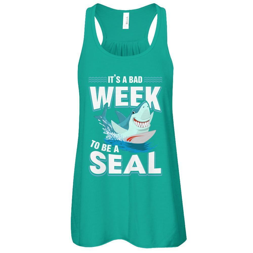 It's A Bad Week To Be A Seal Shark T-Shirt & Tank Top | Teecentury.com