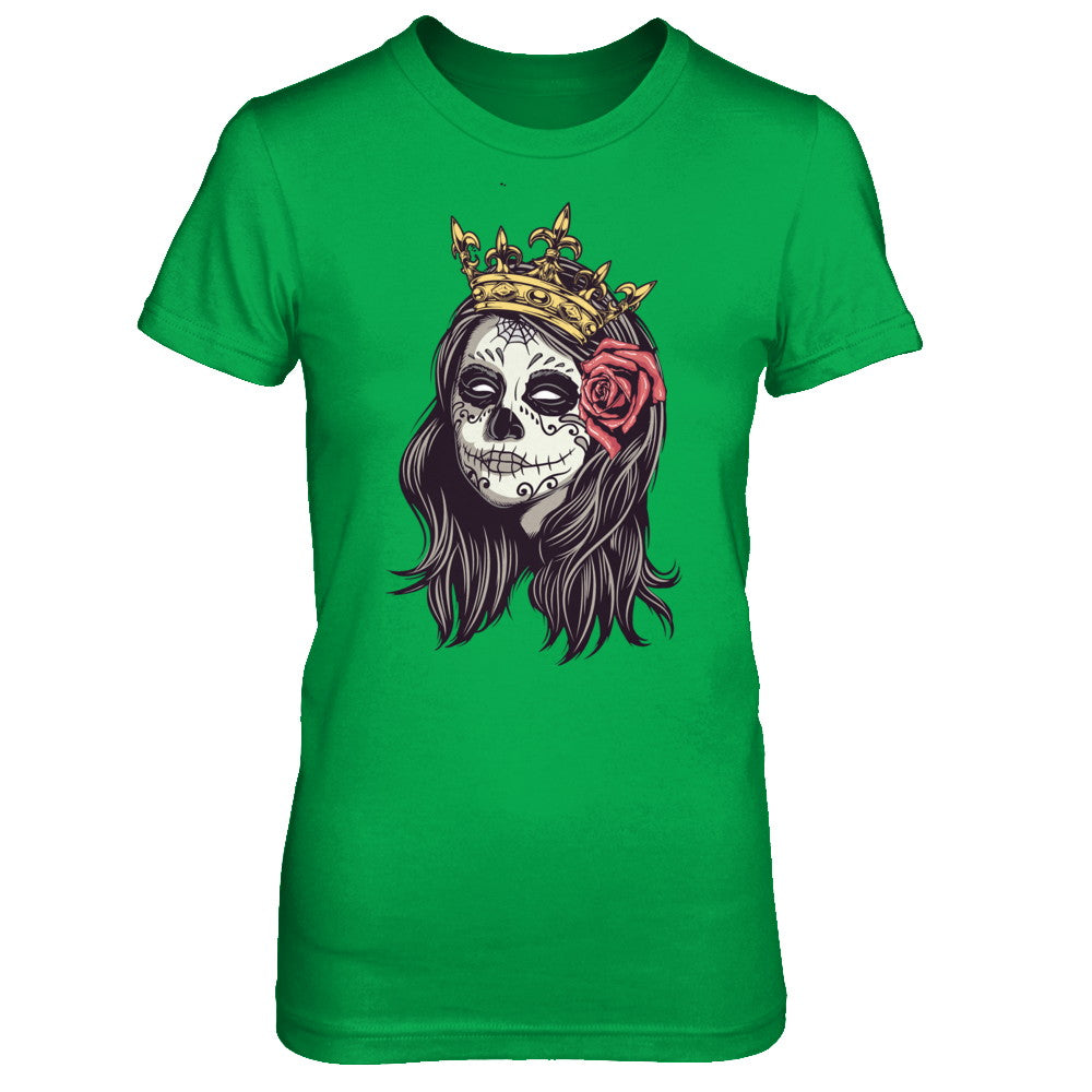 Halloween Queen Tattoos Costume Skeleton T-Shirt & Hoodie | Teecentury.com