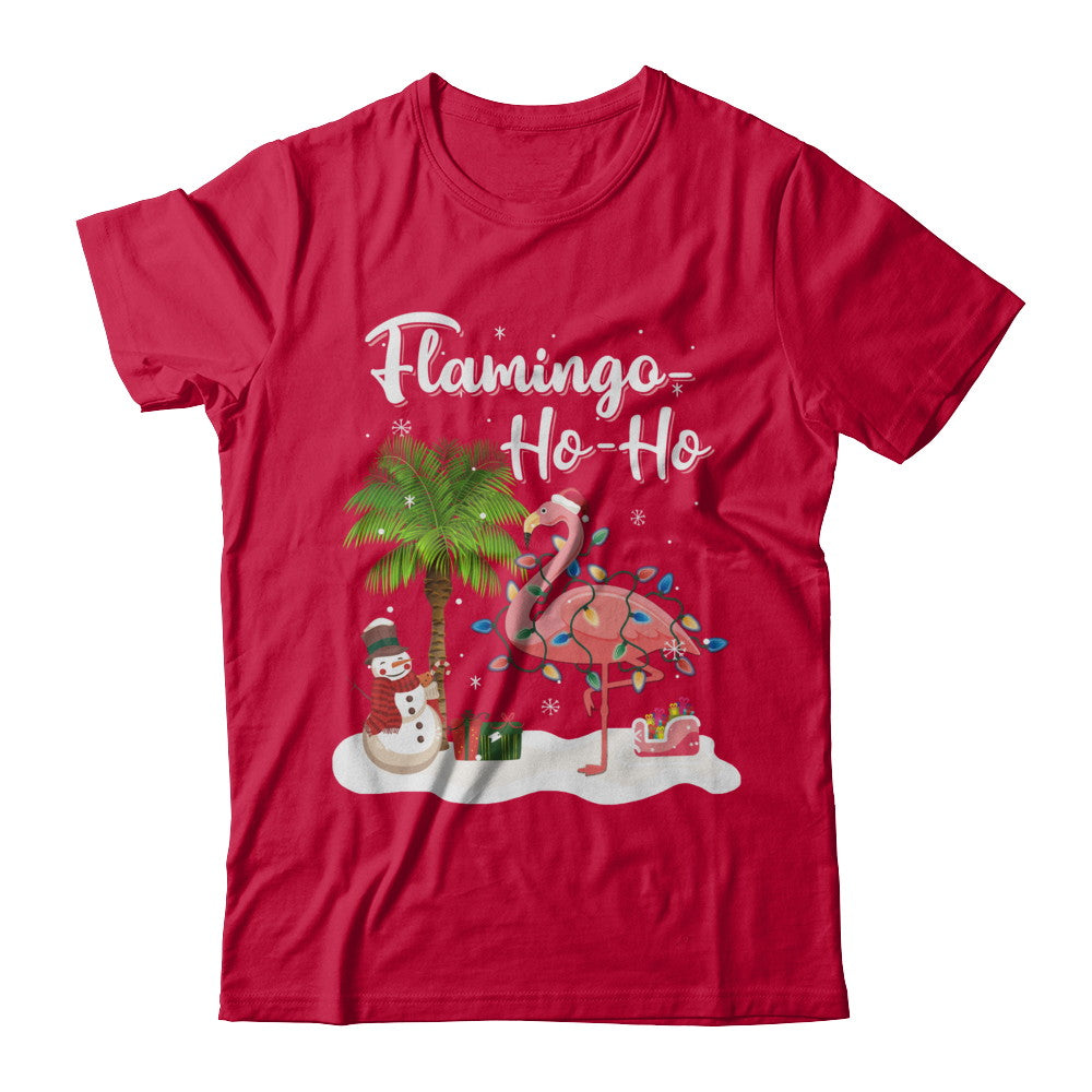 Flamingo Ho Ho Merry Christmas Gifts T-Shirt & Hoodie | Teecentury.com
