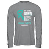 Not Going Down Without A Fight Ovarian Cancer Warrior T-Shirt & Hoodie | Teecentury.com